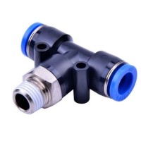 Tube To Tube Male Pneumatic Tee Piece 